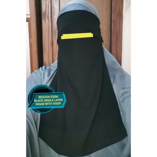 Saudi niqab with visor