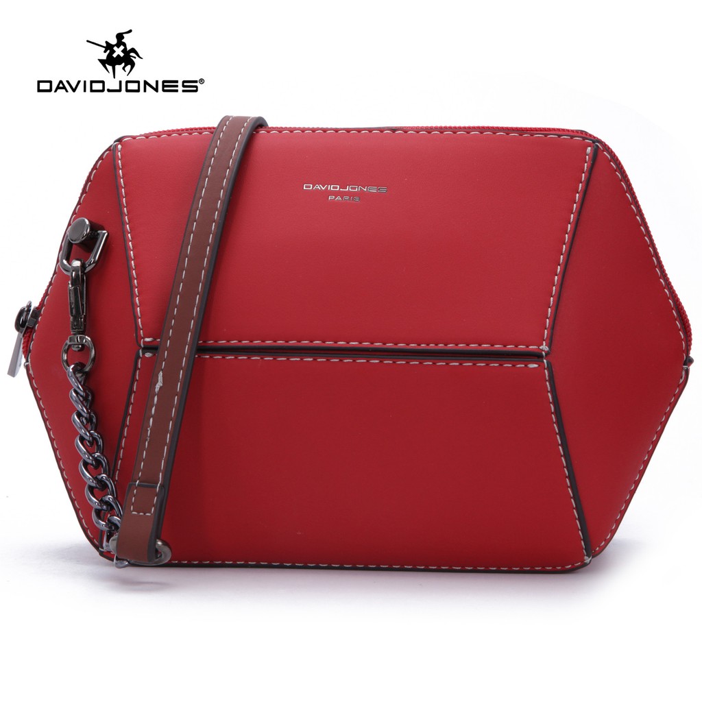 david jones red bag