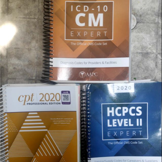 AMA AHIMA Four (4) Medical Coding Books 2021/2020, 60% OFF
