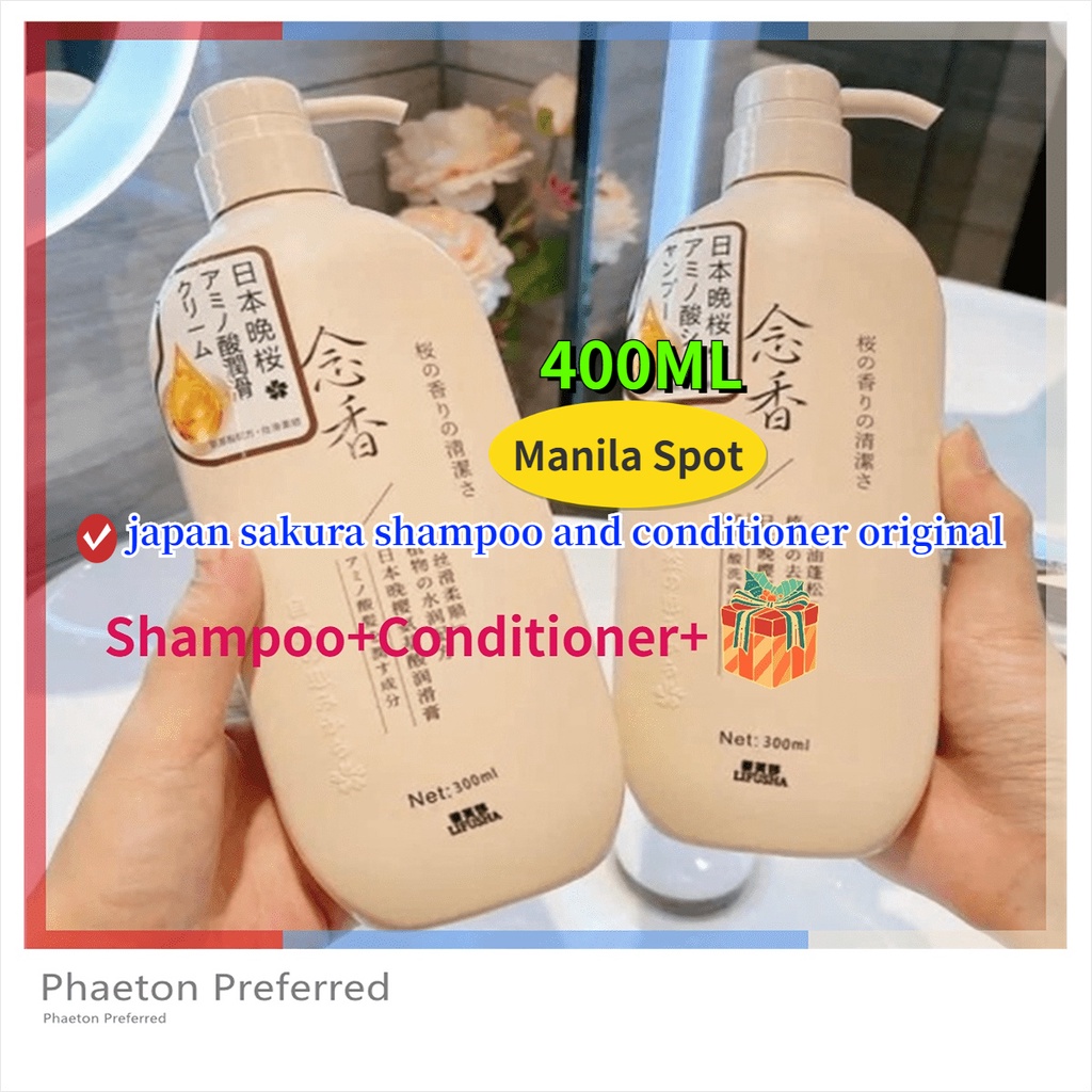 Sakura shampoo japanes japanese Sakura Shampoo Conditioner Set Lifusha