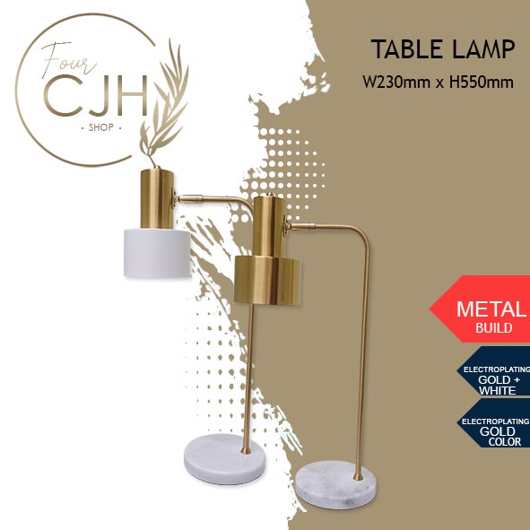 FourCJH Nordic Night Light Side Table Lamp Minimalist Desk Lamp Shade