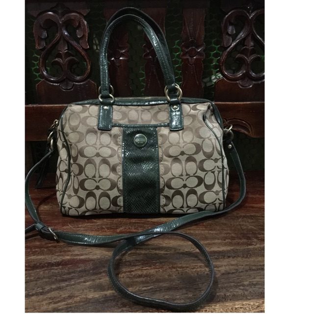 coach two way bag