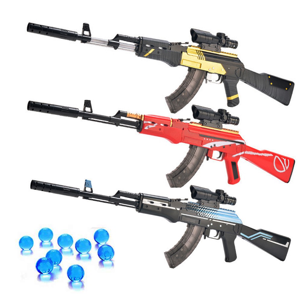 Toy Gun AirSoft Gun Manual Rifle AK 47 Toy Gun Water Bullet Shooting