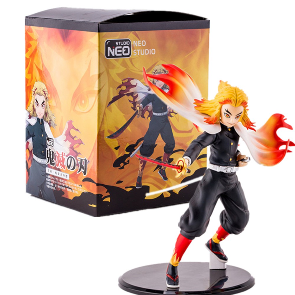 Anime Demon Slayer Rengoku Kyoujurou Dxf Pvc Action Figures Kimetsu No Yaiba Rengoku Kyoujurou Figurine Toy 170mm Shopee Philippines