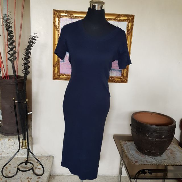 maxi dress dark blue