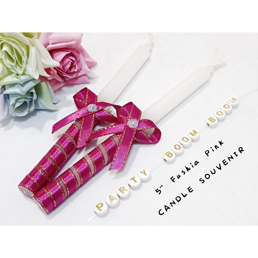 Fushia Pink Candle for Debut Birthday Candle for Debut Shopee