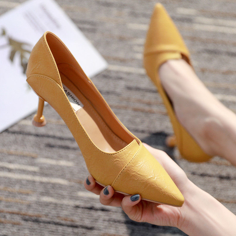 yellow box heels