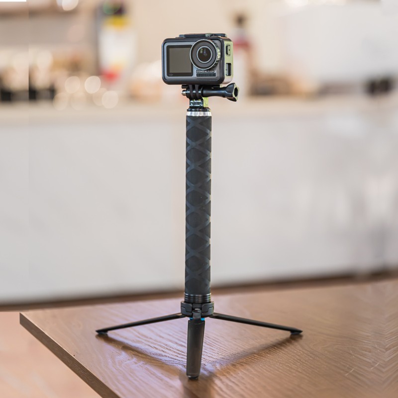 0 9m Selfie Stick Monopod Compatible With Gopro Selfie Pole With Strong Tripod Mount Adapter And Cellphone Digital Compacts For Hero 9 8 7 6 5 4 3 Insta 360 One R X X2 Evo