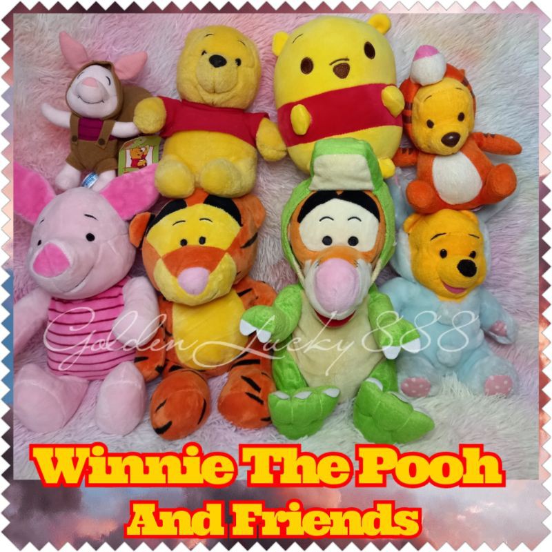 Winnie the Pooh and friend stuffed toy Plush | Shopee Philippines