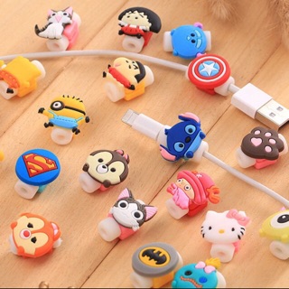 Cord Protector With Cartoon Character For Headset Cable