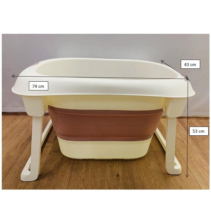 Baby New Style Portable Collapsible Bath Tub Toddler (Medium Size