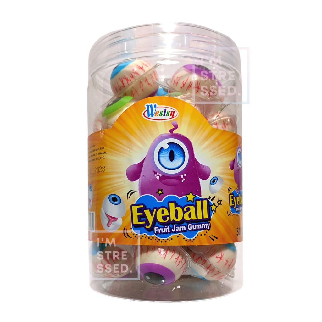 30 Pieces Eyeball Fruit Jam Gummy Shopee Philippines