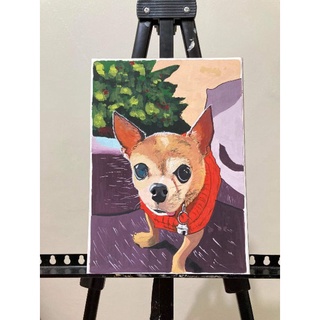 Pet Customized Pet Portrait painting commission #4