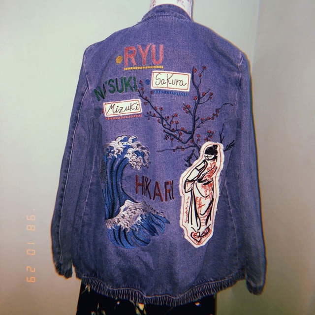 oversized jeans jacket zara