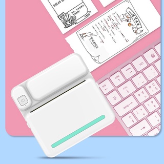 ✨Ready stock✨ Mini Portable Thermal Printer Paper Photo Pocket Printer 57 Mm Printing Wireless Bluetooth Android IOS