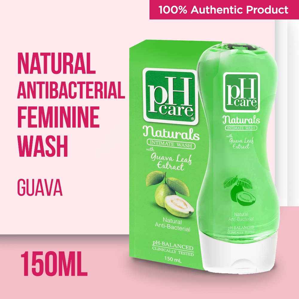 pH Care Naturals Guava Feminine Wash 150mL Shopee Philippines