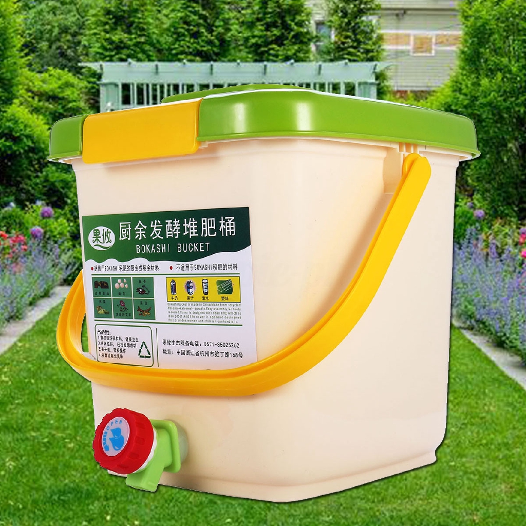 12L Recycle Composter Aerated Compost Bin Bucket | Shopee 