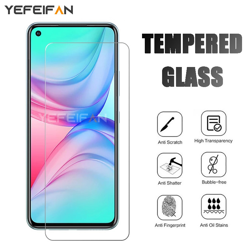 Infinix Hot 10 Tempered Glass 2.5D for Infinix Zero 8 Hot 9 Play 8 7 ...