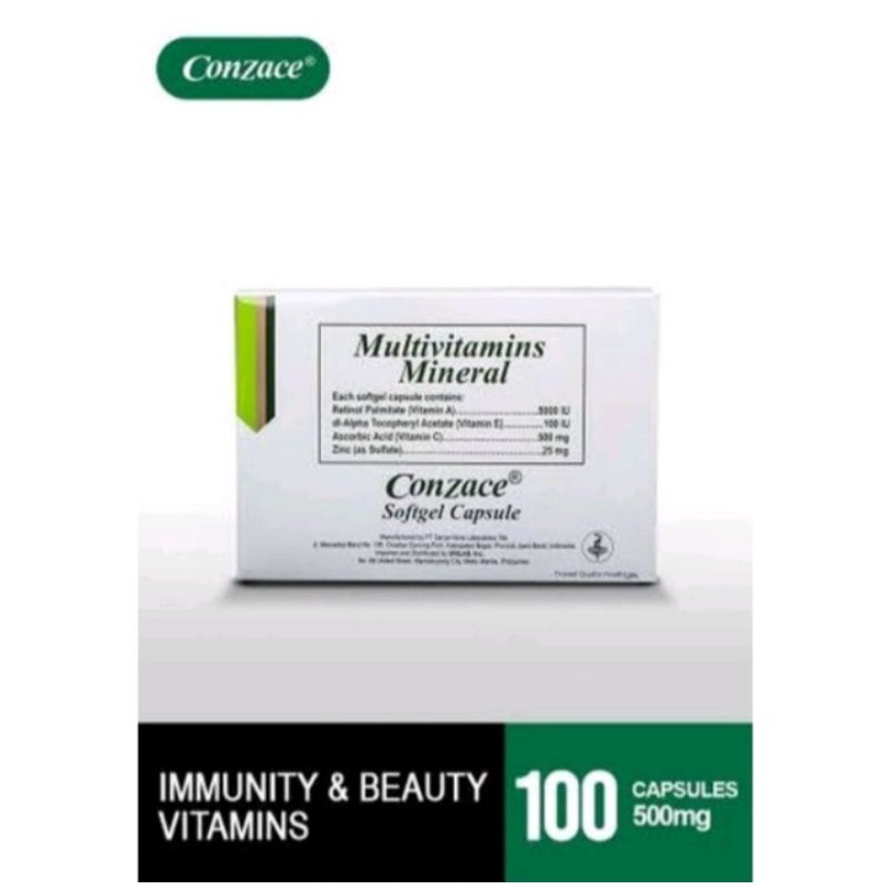CONZACE Multivitamins & Minerals 100pcs/1Box Shopee Philippines