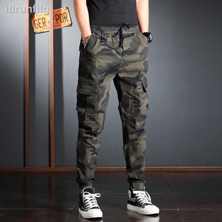 ¤Camouflage 6 Pocket Men Sweats Sports Fitness Pants Joggers Slim Fit Cargo for New #7
