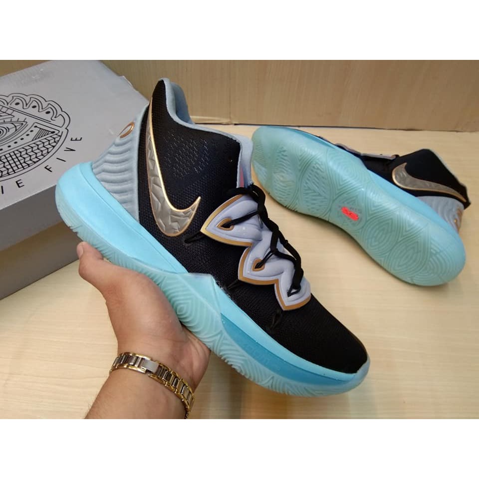 Jual Sepatu Basket Nike Kyrie 5 Black Gold Metallic 38