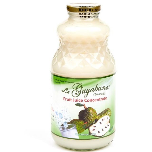 Soursop La Guyabano Super Fruit Juice Concentrate 960ml Glass Bottle Shopee Philippines