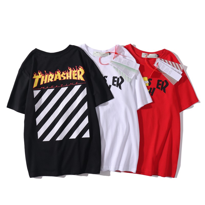 off white flame t shirt