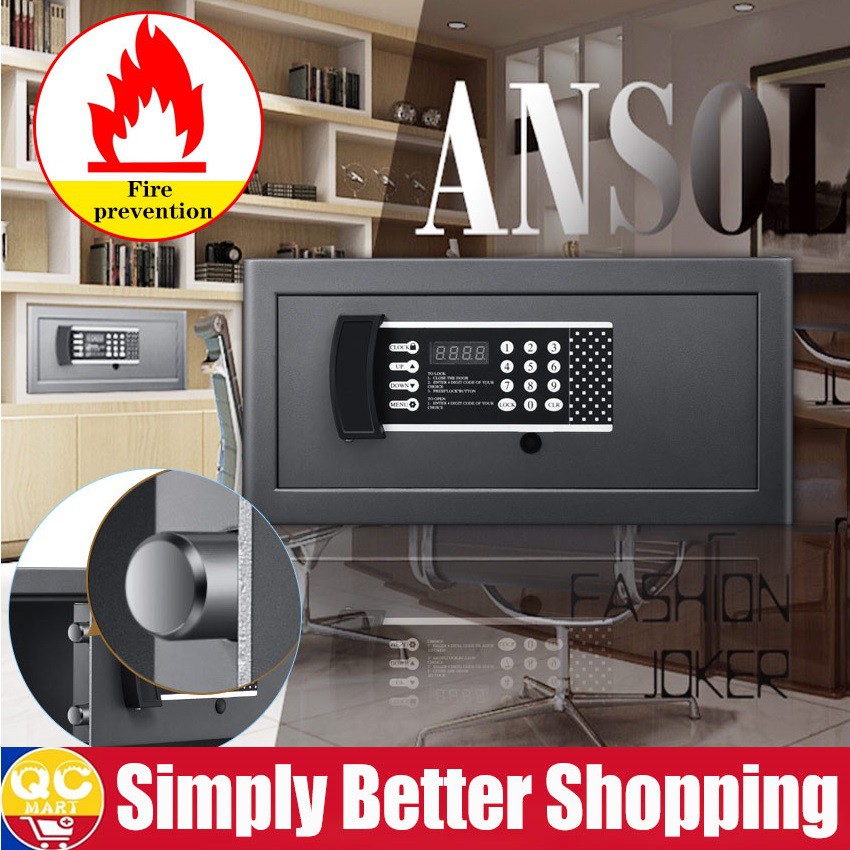 Luxury Digital Depository Drop Cash Security Box Safe Box | Shopee ...