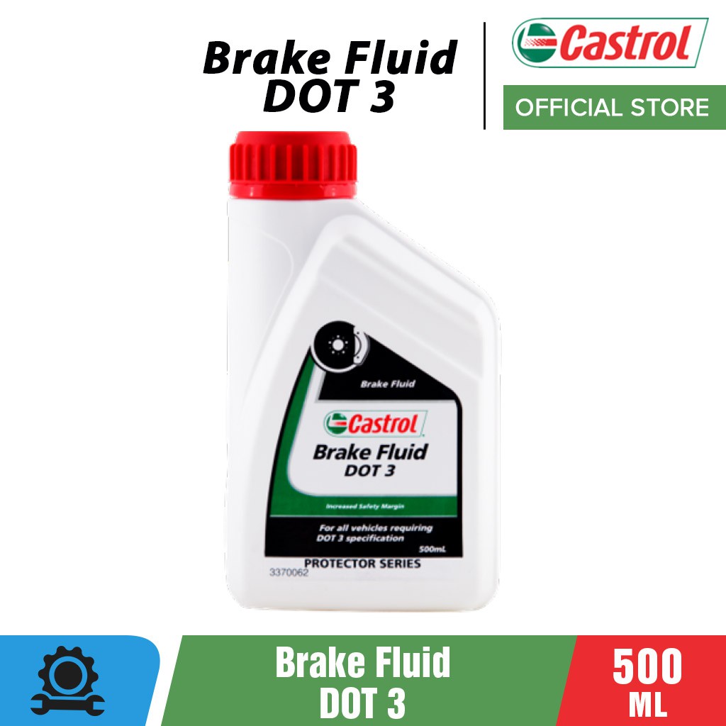 Castrol Brake Fluid DOT3 500ML Shopee Philippines