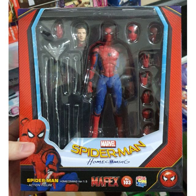 spider man homecoming action figure mafex