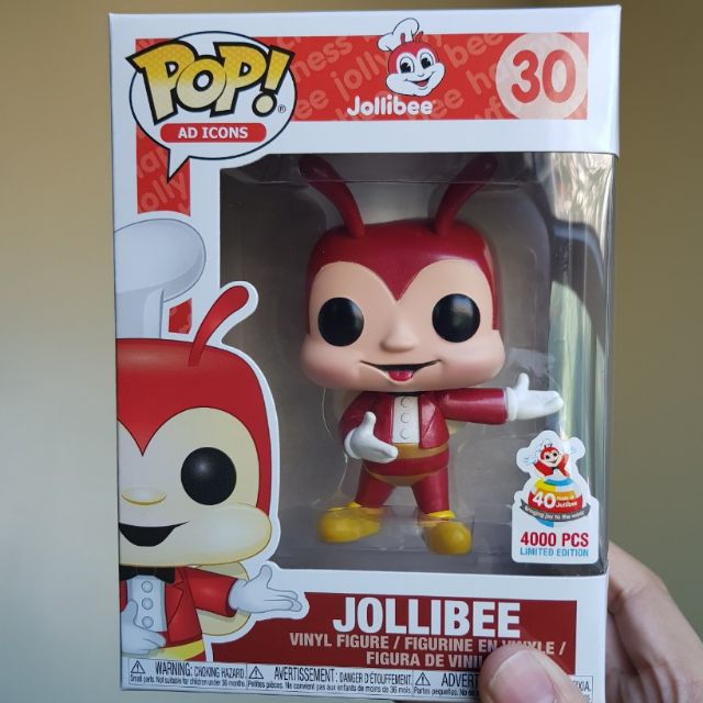 metallic jollibee funko pop
