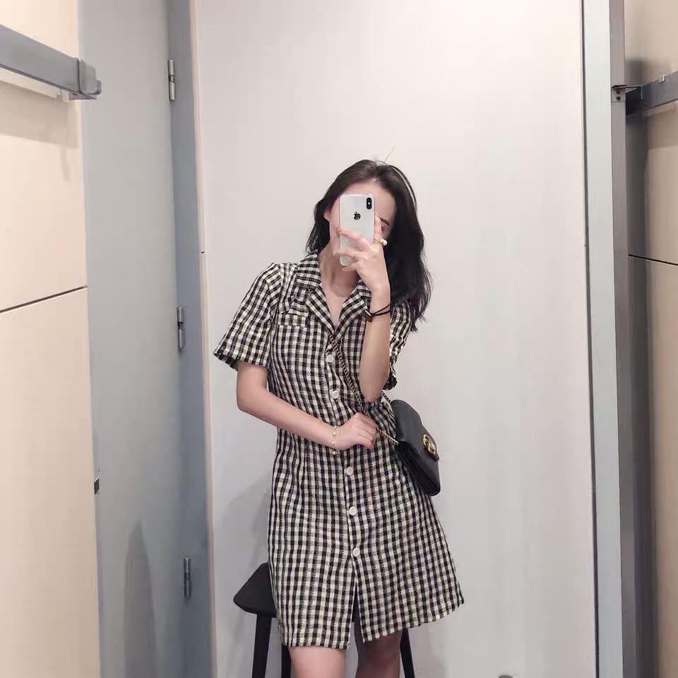 polo plaid dress