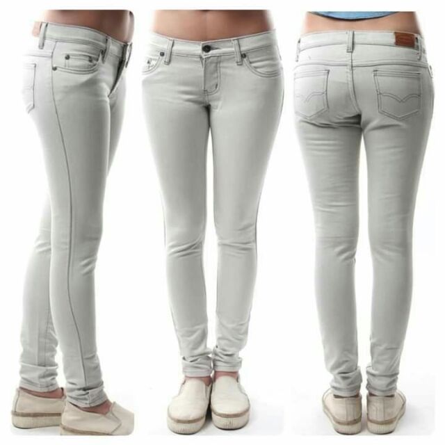 straight cut low rise jeans