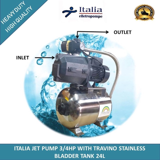 travino bladder tank