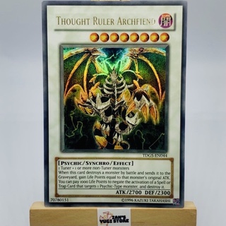 Yu-Gi-Oh! Thought Ruler Archfiend (Ultra Rare-TDGS) | Shopee Philippines