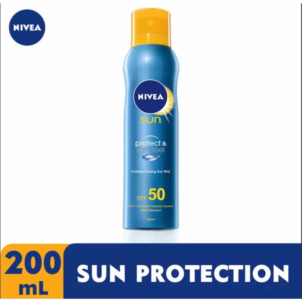 Authentic NIVEA Sun Protect and Refresh Spray SPF50 | 200ml | Shopee ...