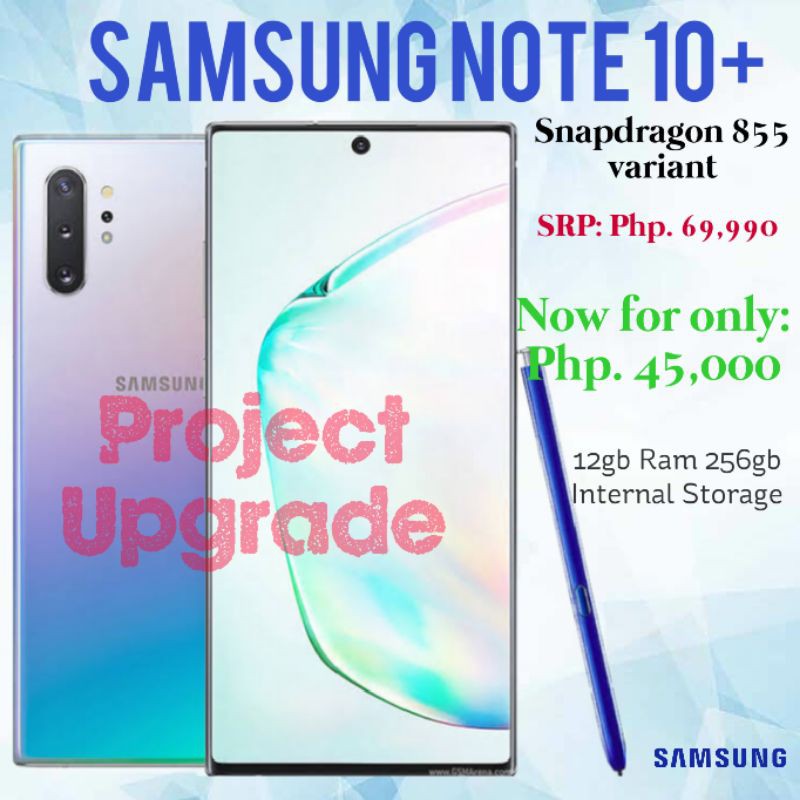 note 10 plus snapdragon price
