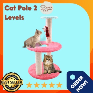 ♤❧Cat Climbing Frame Scratching Pole 1 Level/2 Level★1-2 days delivery