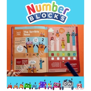 CBeebies Numberblocks annual 2022 magazine work book number blocks ...