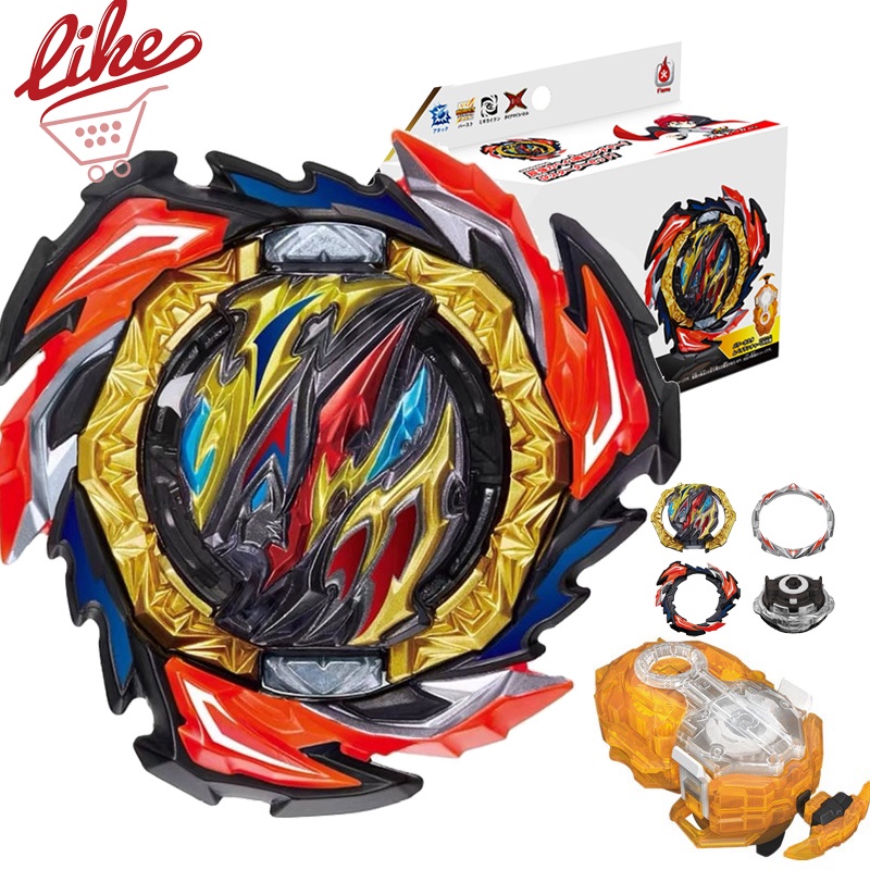 Laike Beyblade B191 Dangerous Belial DB Dynamite Battle with B184 Blue ...