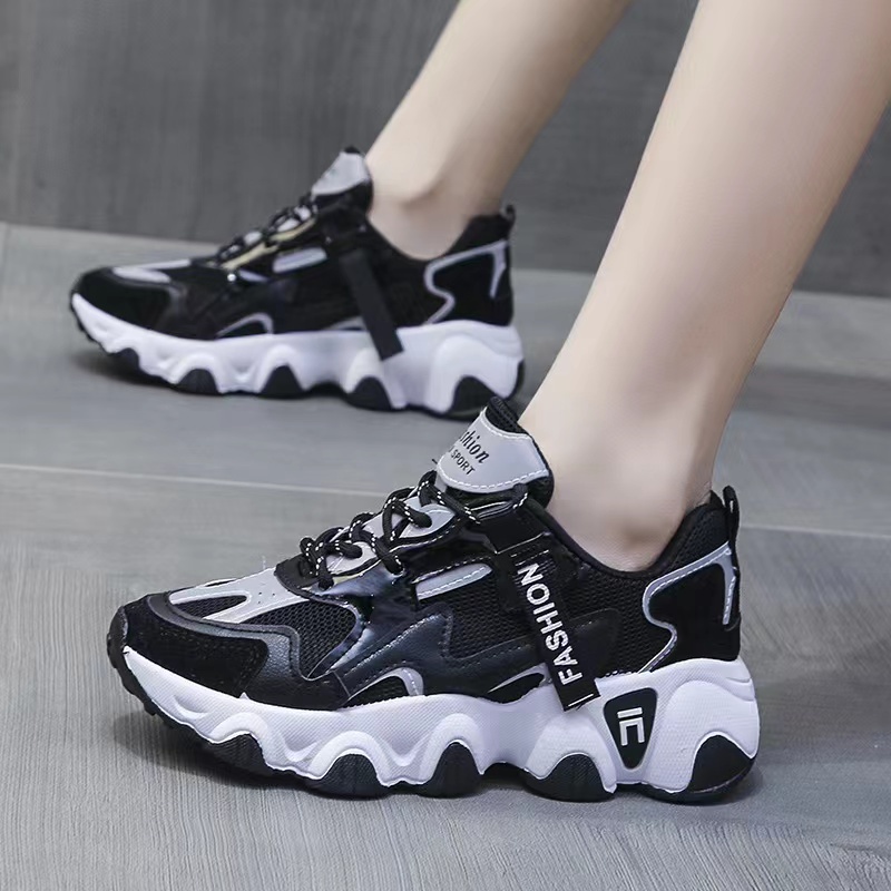 fashion korean lace up sneakers | Shopee Philippines