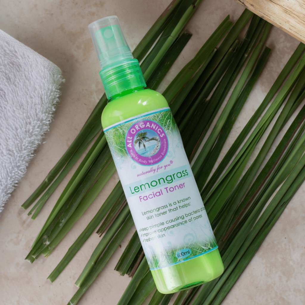 Milea All Organics Lemongrass Facial Toner 100ml | Shopee  