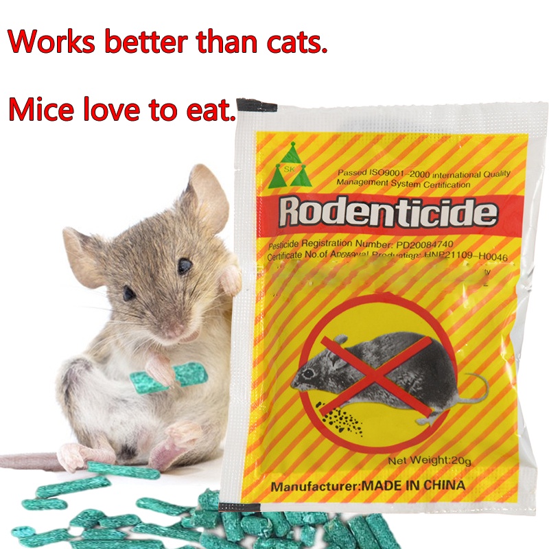 rodenticide Rat killer poison lure that mice like to eat mouse rat trap