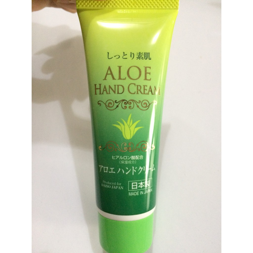 aloe hand cream