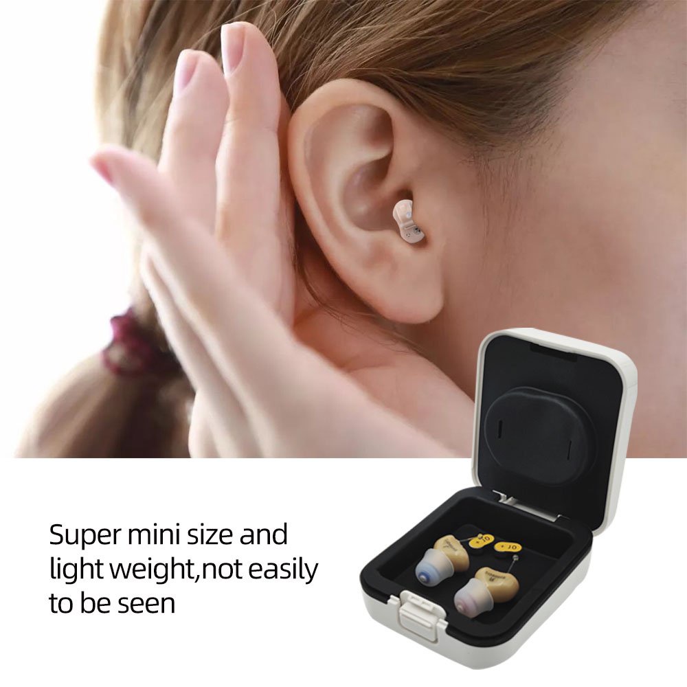 Invisible Hearing Aid Adjustable Wireless Mini CIC Left/right Ear Best