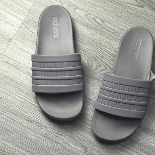 adilette comfort slides grey