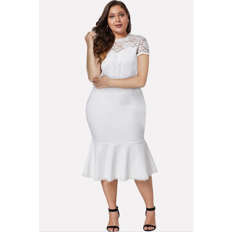 sexy lace plus size dresses