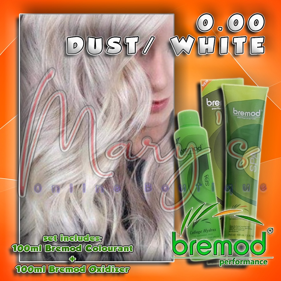 Bremod Hair Color 0.00 Dust - 100ml with Oxidizing Cream 100ml | Shopee ...