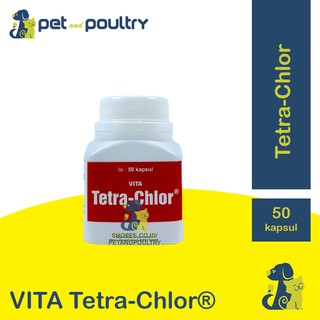 50 Capsule Vita Tetra-Chlor FOR Chicken/Poultry/Bird