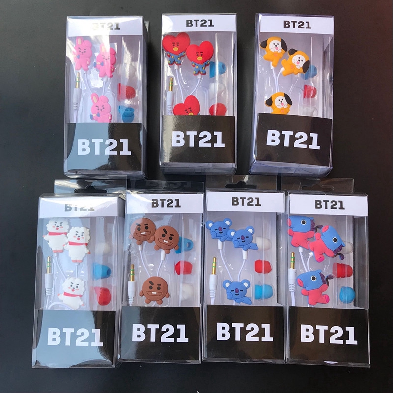 bts phone and earbuds